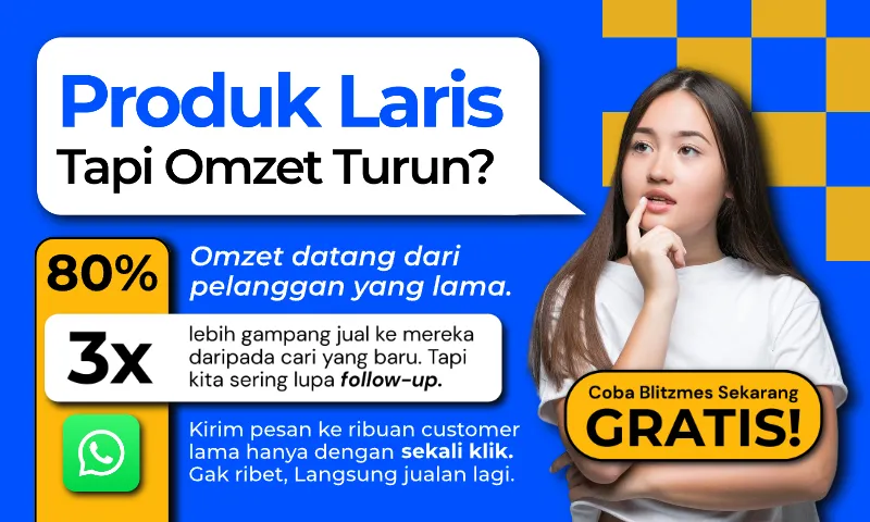 WhatsApp Blast Paling Aman dan Paling Mudah - Blitzmes